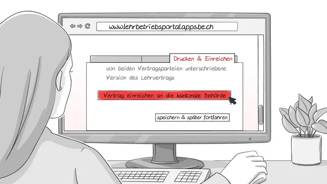 Lehrvertrag online ausfüllen